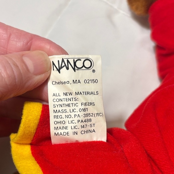 Kansas City Chiefs Cheerleader Bear Plush - Picture 5 of 10